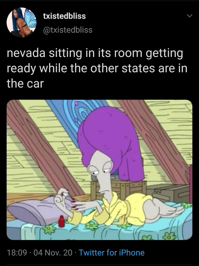 neeliegr's tweet photo. Nevada taking its sweet time https://t.co/6H2dMKldvT