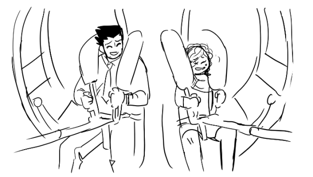 #AceAttorney Slingshot ride footage 