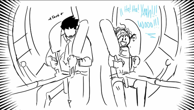#AceAttorney Slingshot ride footage 