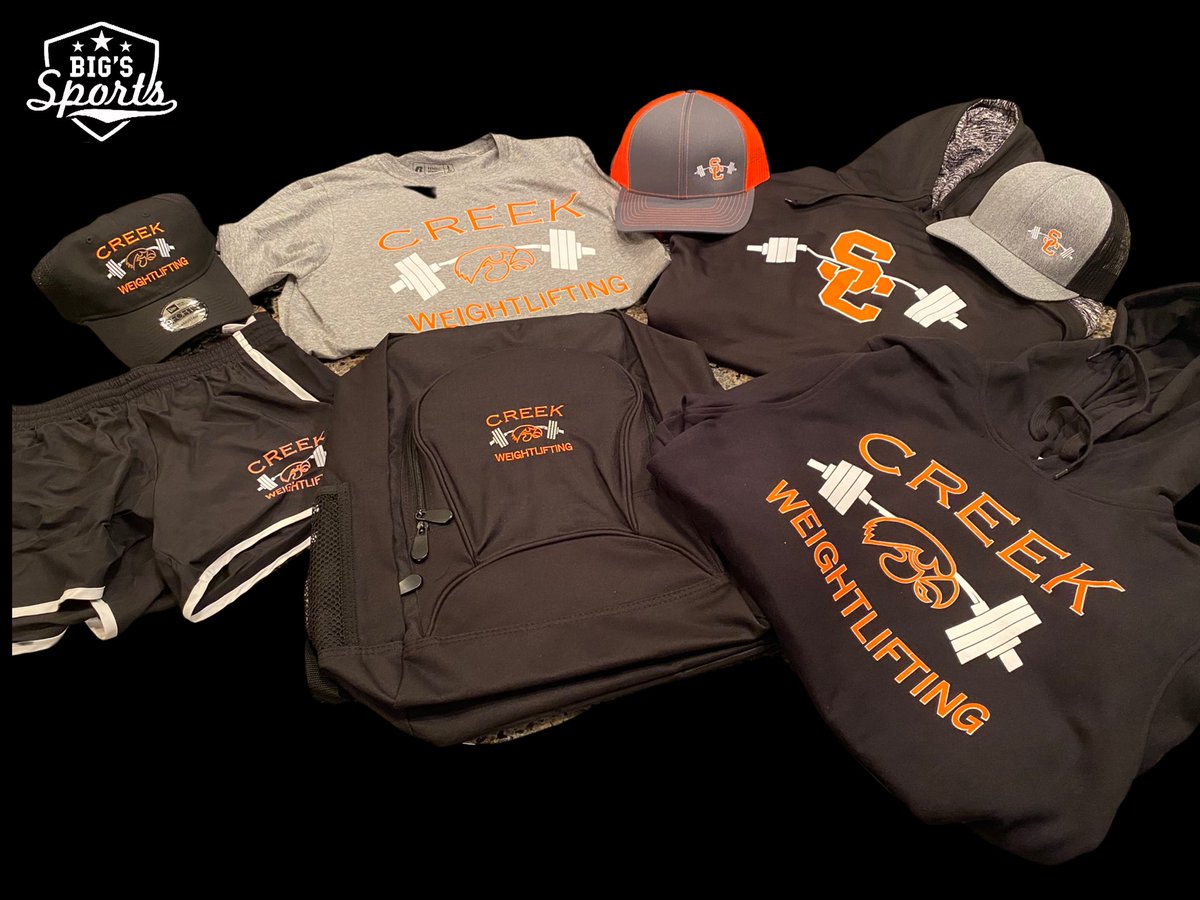 Check out some team store items for <a href="/sprucecreek/">Spruce Creek Fly-In</a>highschoolweight program! Thanks for working with Big’s!! And enjoy your new GEAR! 💪🔥 #goBIGS @sprucecreek.boysweightlifting @sprucecreekhighhawks