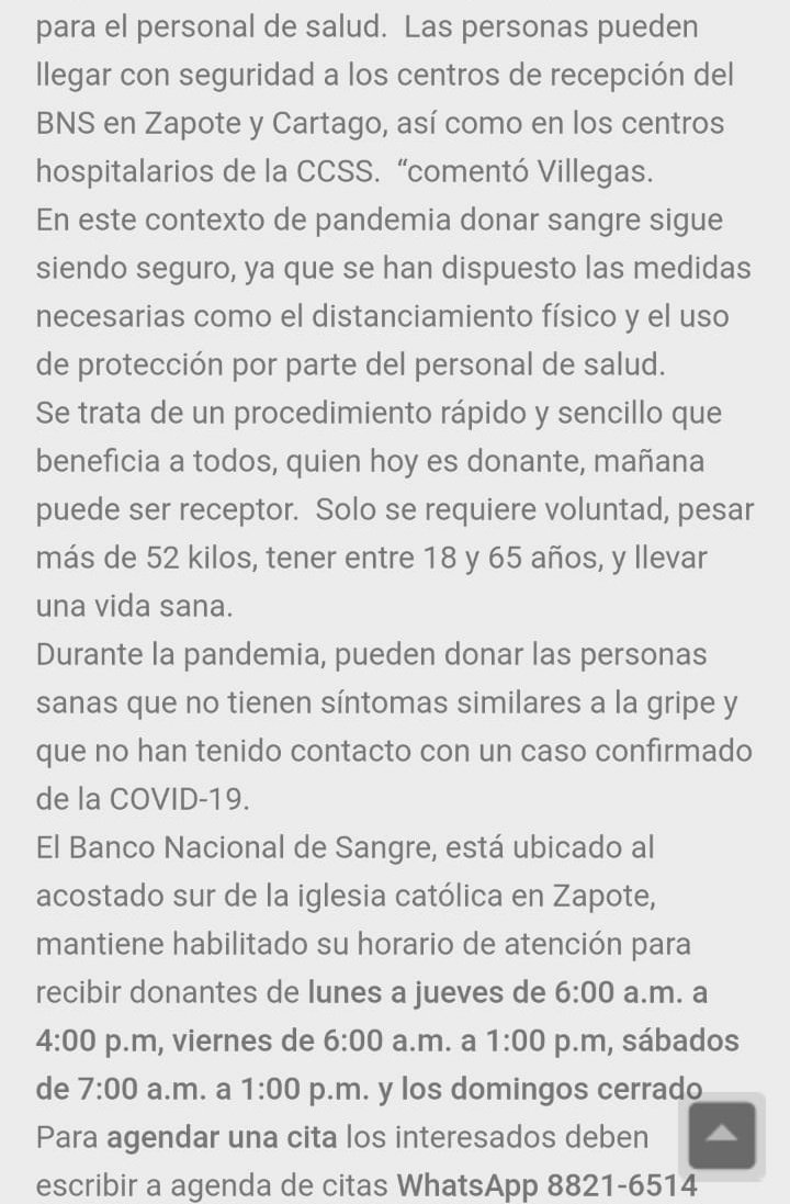 marhegu's tweet photo. Chiquillos, no hay sangre!!!
Se está necesitando de manera urgente. Quien pueda ir a donar, por favor hágalo. Se puede sacar cita por WA y todo. https://t.co/b8pArZ2mM5