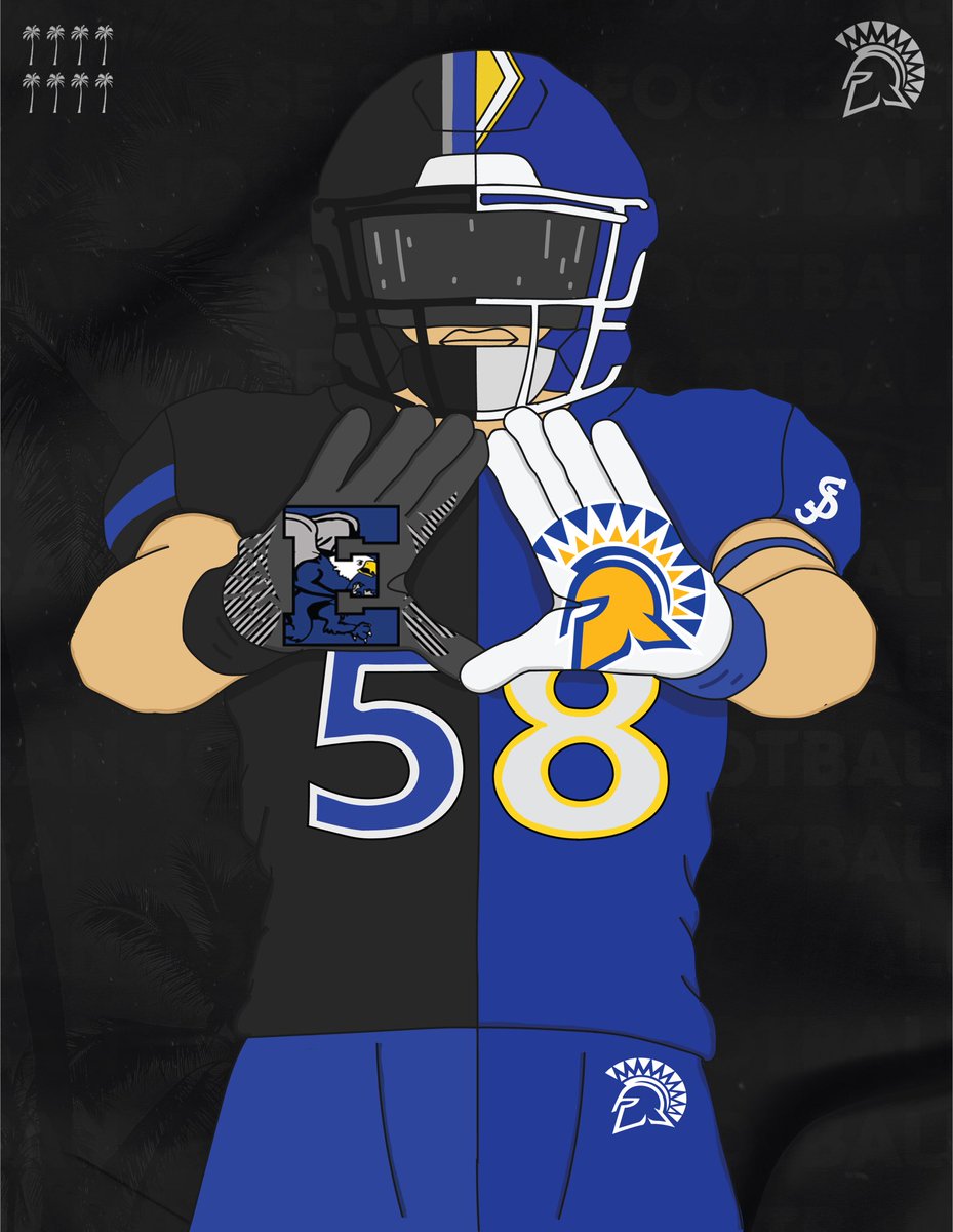 Ryan98Stewart's tweet image. After a long process, I’m excited to announce that I am committed to San Jose State University!! 💙💛 @SanJoseStateFB @CoachOglesby @CoachMarkarian