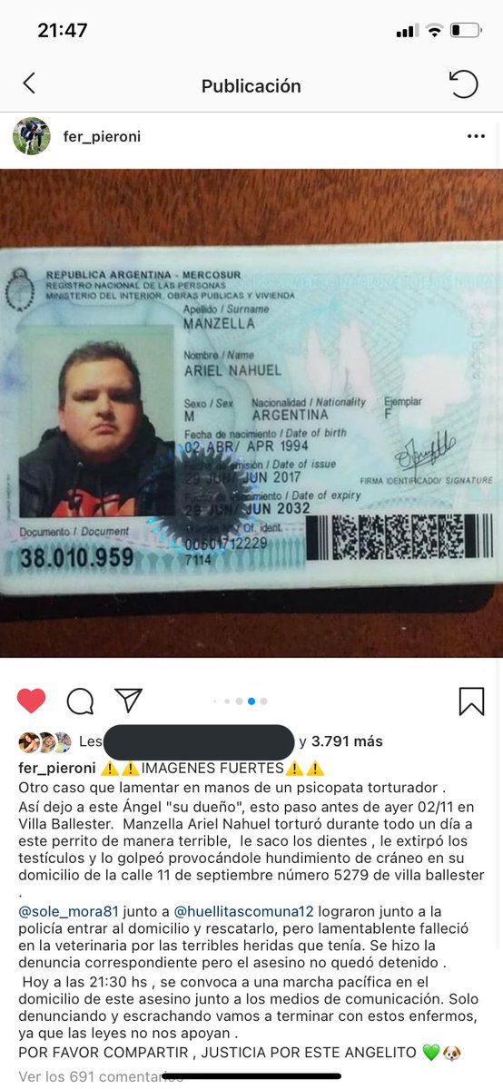 No lo quiero preso, lo quiero MUERTO.