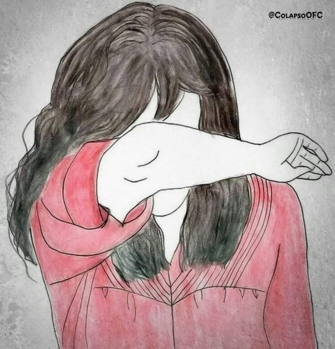 Рисунок плачущей девочки