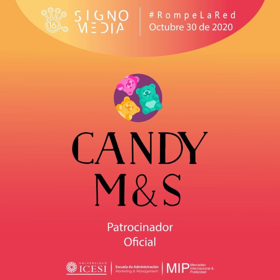 SignoMedia's tweet photo. Eres lo que comes... sé dulce y delicioso con @candymys_ 🤩
Tienen una gran variedad de productos para que endulces a los que más quieres y alegres su día⚡️ ¿que esperas para disfrutar la deliciosa combinación de dulce y color? 🌈 🍭
¡Gracias por romperla red con #signomedia16!💥 https://t.co/b8Dg9YVaSq