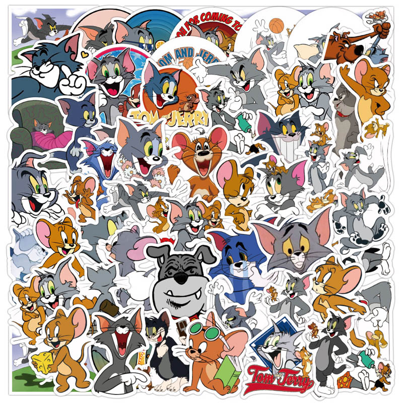 New post (50PCS Anime Cartoon Tom Cat and Jerry Mouse Stickers for Children Laptop ...) has been published on  - velocidog.com/product/50pcs-…