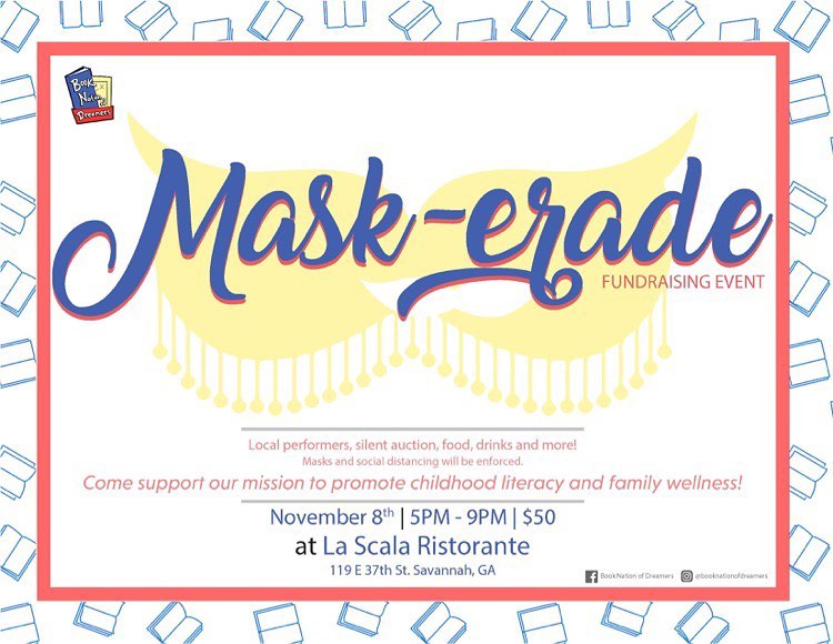 oxgrinderOx1's tweet photo. Book Nation Mask-erade https://t.co/3jBDLjx9Ps
@ReneeLaSalle @LiveLikeLocals1 @ShenaVerrett @CoastalAsha  #literacy #charity #fundraiser #savannahga #philanthropy @WRUU1075 @g100savannah https://t.co/MW39rQHEkJ