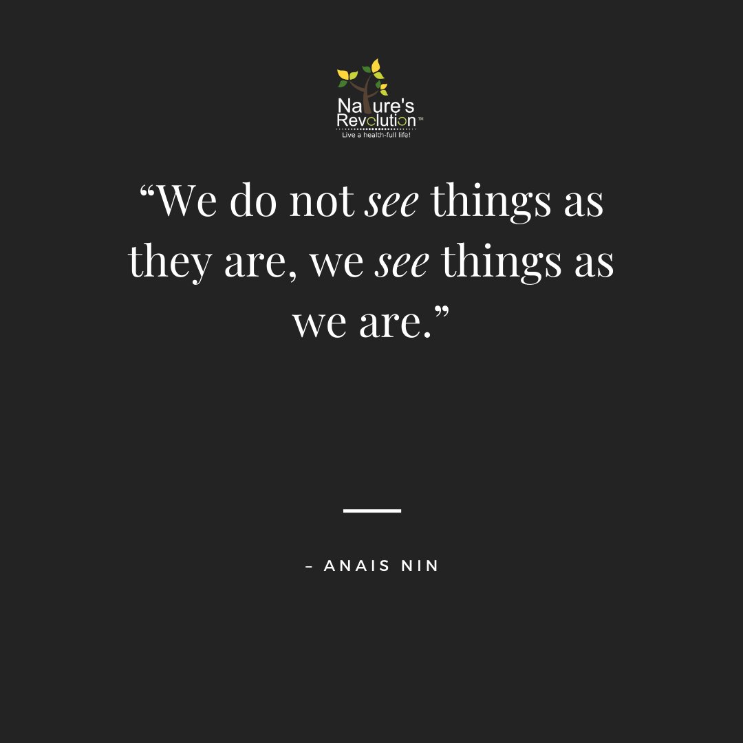 “We do not see things as they are, we see things as we are.” #health #wellness #nutrition #naturesrevolution⠀#weightloss #healthylifestyle #fitnessmotivation⠀#healthyfood #fitness #workout #diet