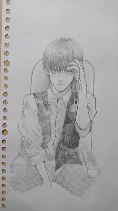 当時はアナログでモシャモシャしてました。 