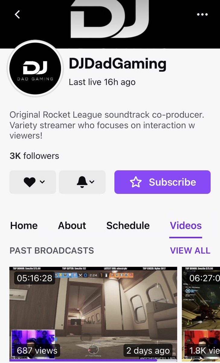 DJDadGaming's tweet photo. We’re up to 3k followers on Twitch! Thank you! 
If you don’t already, follow &amp; subscribe!

#SupportSmallStreamers #twittergaming #twitch #TwitchStreamers #gaminglife #pcgamer #live #warframestreamer #warframepcstreamer 
#Smallstreamersconnect #Warframe
https://t.co/jOnulduHOe https://t.co/zFktw0oDyz