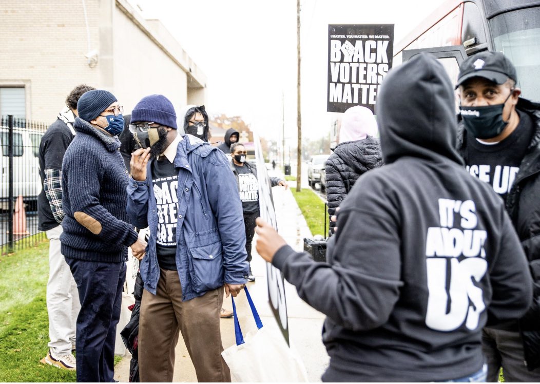 MsLaToshaBrown's tweet photo. Detroit y’all did that! Thank you Victory Mission for your hard work, neighborhood canvassing and partnership!! @BlackVotersMtr #Michigan2020 #WeGotPower 
✊🏾❤️ https://t.co/wJLC3tgD5H