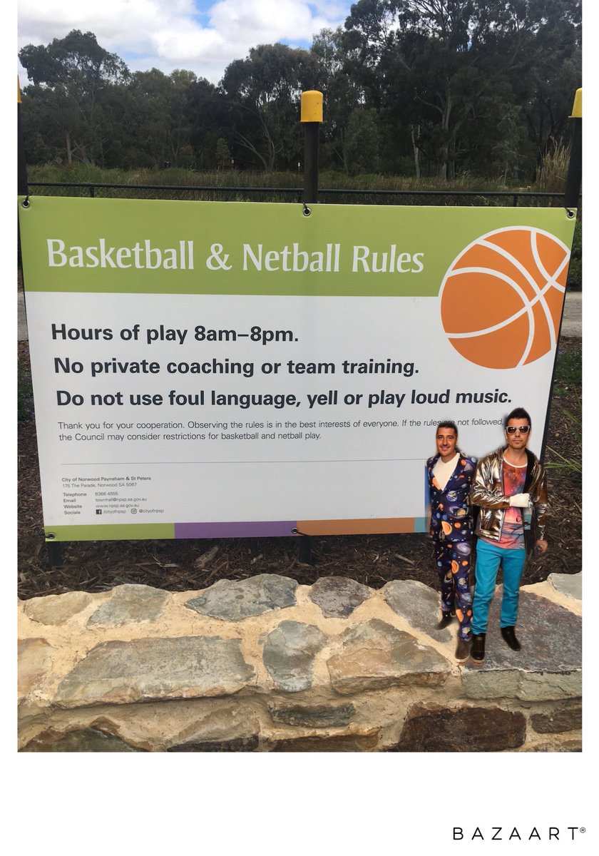 jks__rockstar's tweet photo. New rules in place at the open air court .. I told #flatjordan to take note of the โdo not use foul languageโ rule .. he laughed because that rule only applies to #flatjon ... fowl ๐ https://t.co/8Gh6KEyHC2