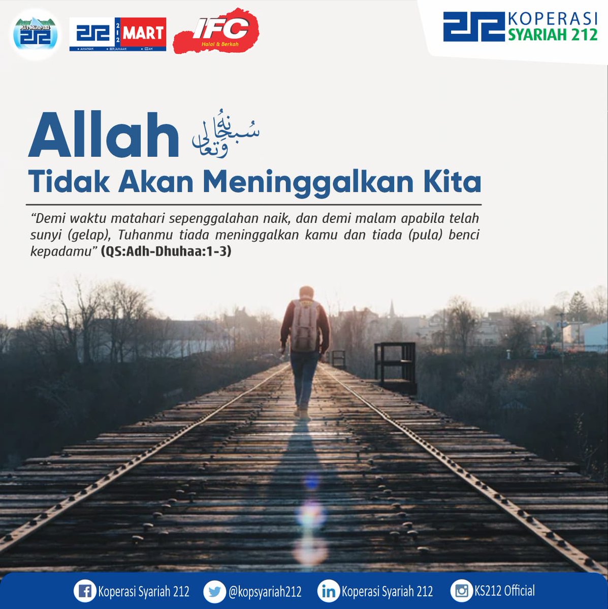 kopsyariah212's tweet photo. #Air212 #Spirit212 #KS212 #KebangkitanUmat #MuslimCerdas #212Mart #IFC212 #Izzah https://t.co/MvaaZAteYp