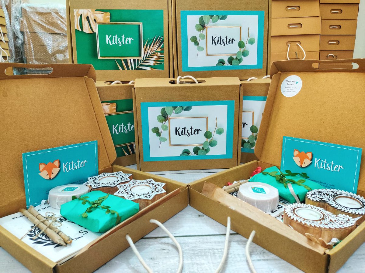 KitsterIndia's tweet photo. Custom #Diwali #eco gift orders coming to life at Kitster HQ!
Have you ordered yours yet?
https://t.co/6EkMHf1fZ7
.
.
.
#ecofriendly #sustainablegifts #dowaligifys #custommade #handmade #madeinindia #giftboxes #gifts #fifting #giftideas #smallbusiness #VocalForLocal #shopping https://t.co/99XNBDAnoG