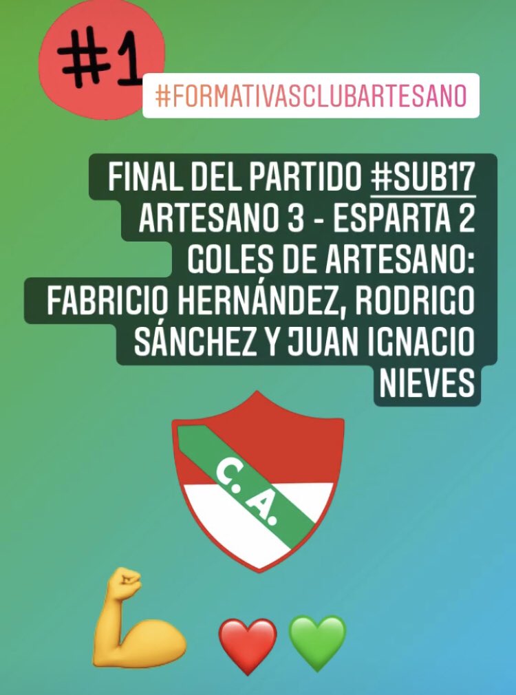 ClubArtesanoNH's tweet photo. La mejor forma de crear el futuro que queremos, es prepararse! Arriba gurises! Vamos por buen camino #sub17 #SeguimosCreciendo #formativasclubartesano @ClubArtesanoNH https://t.co/wIlAocpwDM