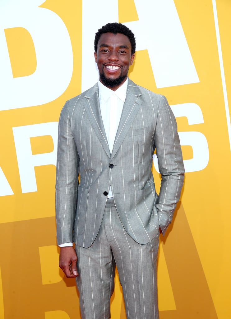 So hear me out... Chadwick Boseman and the false shark ray (Rhynchorhina mauritaniensis) may be wearing different patterns... BUT THIS WORKS. They are found in the North-East Atlantic off of... you guessed it. Mauritania!: B. Valadou