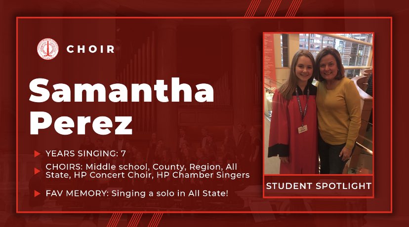 Meet Sammy!!🎼❤️ She is one of the most talented singers I know🤩🤩 Let’s show her some HP love!!🐾 <a href="/hprhs_music/">HPRHS Music</a> @hprhs_tayia <a href="/HPRwildcats/">High Point Regional High School</a> <a href="/JonTallamy/">Jon Tallamy</a> #wildcatpride #topofnj