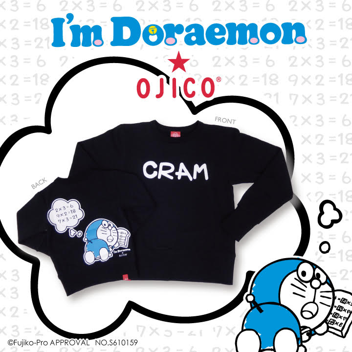 I'm Doraemonのスウェットが新登場!0点ばかりとるのび太バージョンと、アンキパンをモチーフにテストの答案を詰め込むドラえもんの姿を描いた2種類。キッズから大人まで幅広いサイズ展開で、ギフトにもぴったりです。
◎詳しくは→ https://t.co/gQPEQMrH9k 