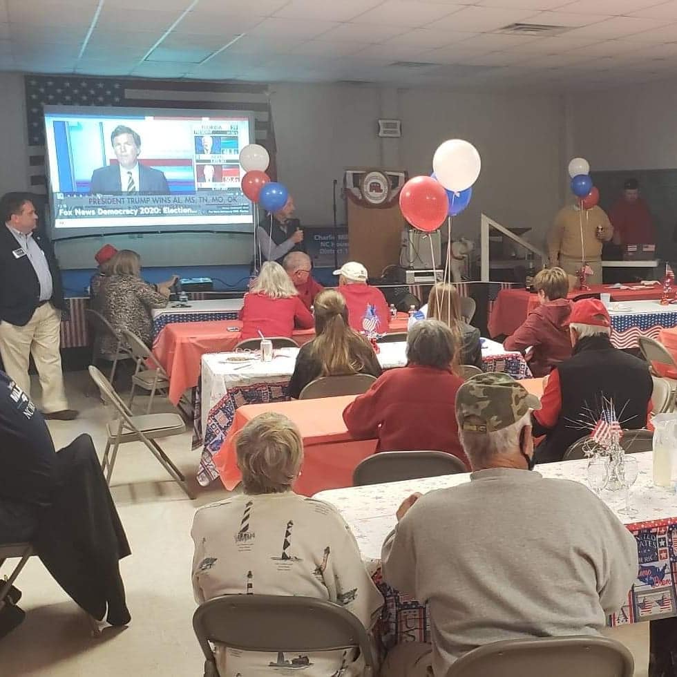 BrunswickTars's tweet photo. Our President, Vice President, and Treasurer (Trump interns) celebrated election day at Brunswick Gop last night. Congratulations to all of our local candidates, and Charlie Miller for NC House Seat 19. #ncboots #leadright #trumptrain https://t.co/lwvuojtAn7