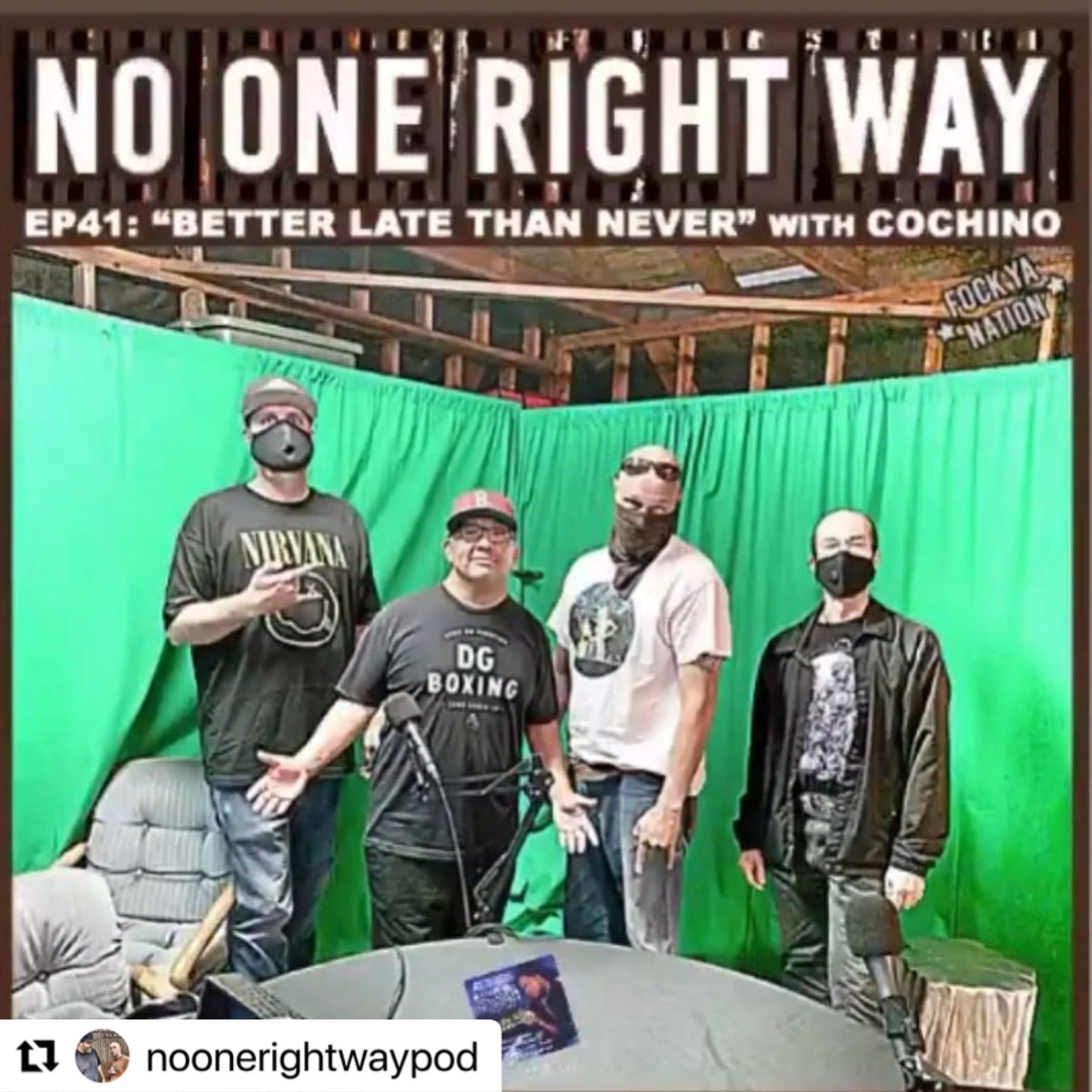 noonerightway's tweet photo. New episode with comedian “Cochino” out now! https://t.co/KI9Y9ieiR8 https://t.co/yw5NF9xOir