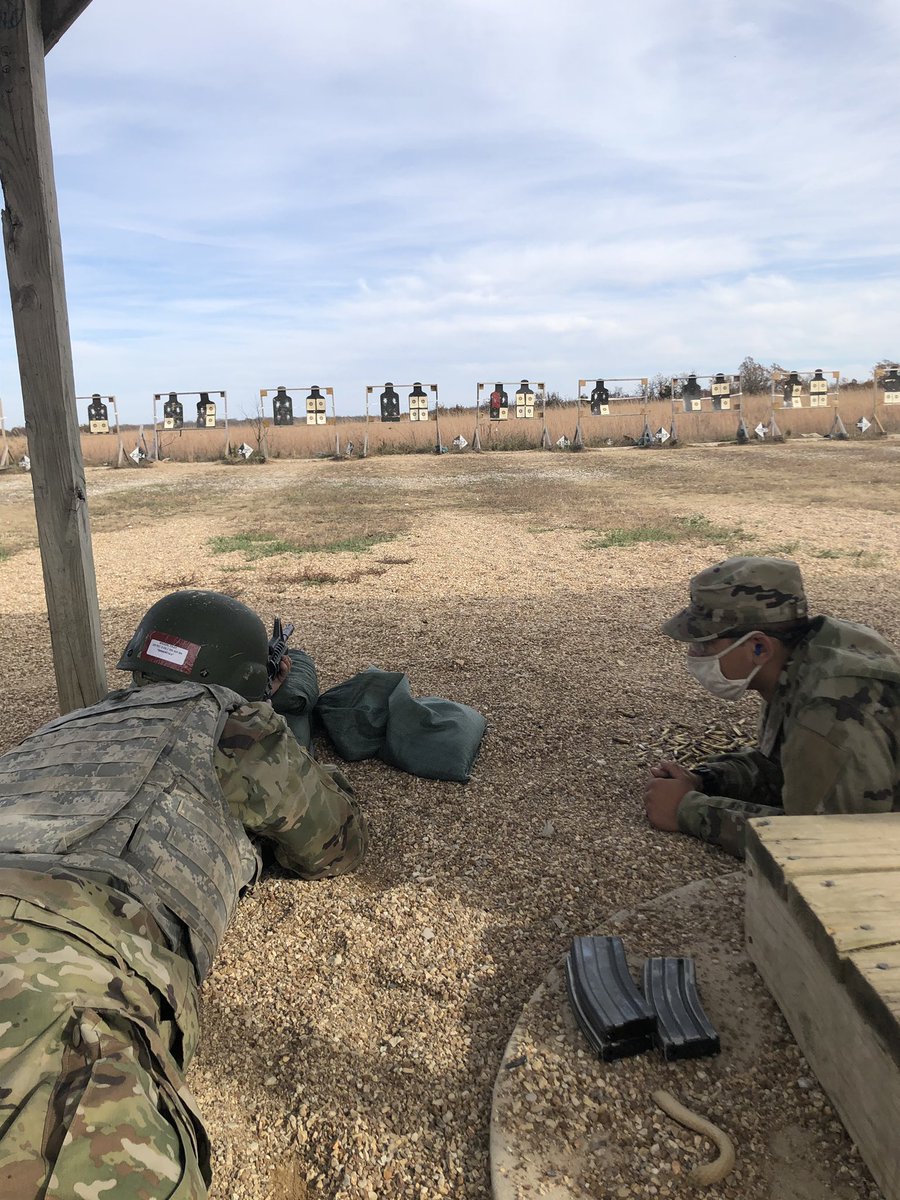 E795thMPBN's tweet photo. E795 MP BN finished up CCO Group and Zero Range today. Shot groups are looking amazing. Our Drill Sergeants have worked extra hard to ensure Echo Trainees know how to shoot and shoot well! Great job today Echo! @USArmyMPCorps  @G6_795th @G7_795_MP @CMDTArmyMPs @bennettmp45 https://t.co/YJx0f0gHdB