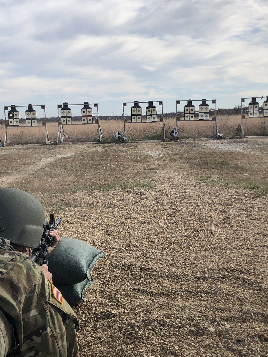 E795thMPBN's tweet photo. E795 MP BN finished up CCO Group and Zero Range today. Shot groups are looking amazing. Our Drill Sergeants have worked extra hard to ensure Echo Trainees know how to shoot and shoot well! Great job today Echo! @USArmyMPCorps  @G6_795th @G7_795_MP @CMDTArmyMPs @bennettmp45 https://t.co/YJx0f0gHdB