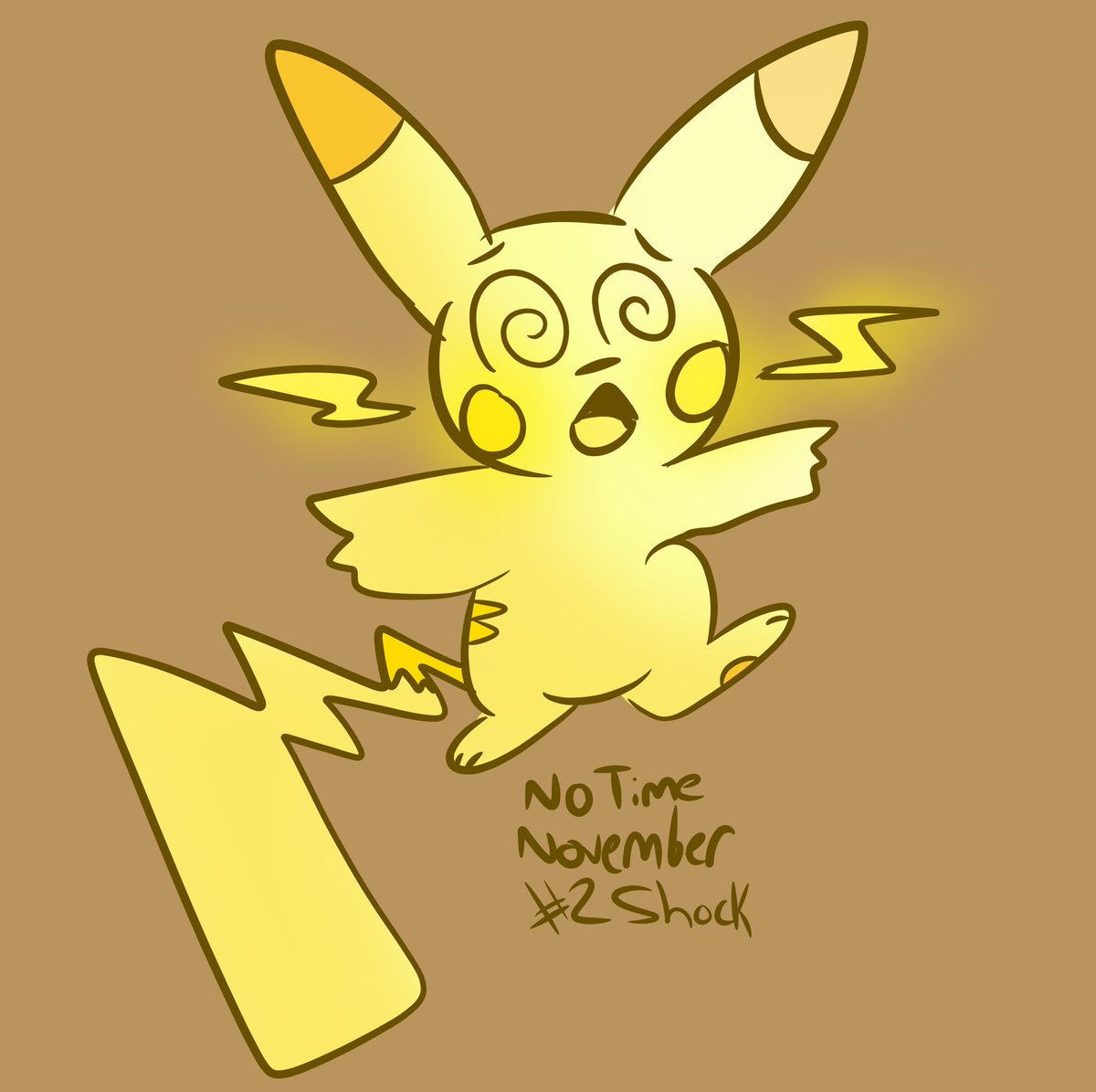 PaperSquid26's tweet photo. First for days of #NoTimeNovember by my buddy @m3nos_ !! I'm having a fun time doing these so far, it's a fun little challenge!! 😄🧡🧡🧡🧡
#pokemon #pokemonart #furry https://t.co/LyRWnu9kzH