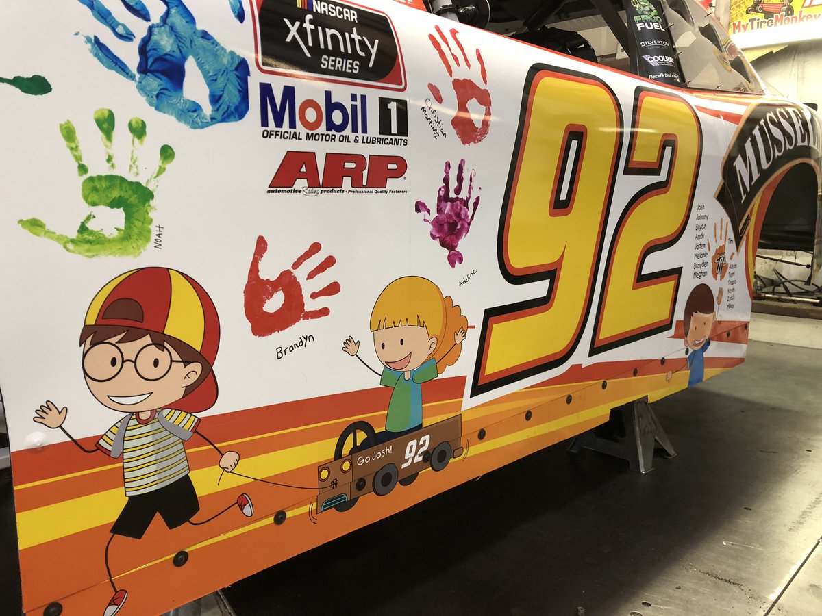 Josh Williams will be racing the “Hands” car at Phoenix. It will have