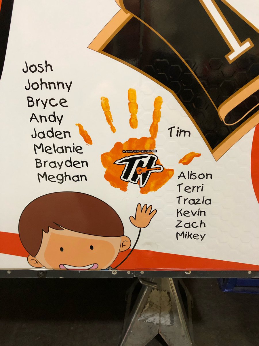 Josh Williams will be racing the “Hands” car at Phoenix. It will have