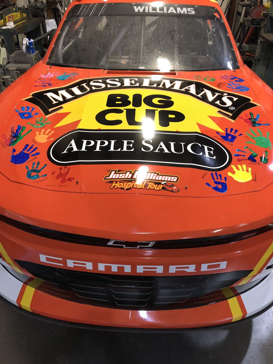 Josh Williams will be racing the “Hands” car at Phoenix. It will have