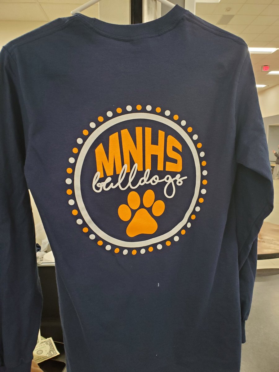New shirt alert! In the Dawg Store now (not yet online). Sweatshirts $20, Navy long sleeve $15, Navy short sleeve $10! (The Navy shirt comes in long and short sleeve!) Small - 2XL available!