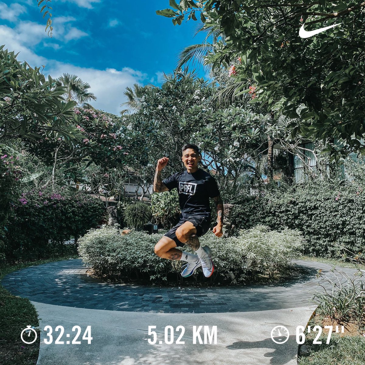martinpraja's tweet photo. Jogging santuy with a view https://t.co/Jhru4eSqFW