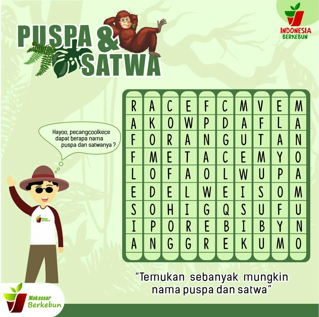 Sejak tahun 1993, tiap tanggal 5 November diperingati sebagai Hari Cinta Puspa dan Satwa Nasional (HCPSN). Mari menemukan puspa dan satwa yang ada lama gambar di bawah ini. Jangan lupa mention yaa...

cc <a href="/IDberkebun/">Indonesia Berkebun</a>