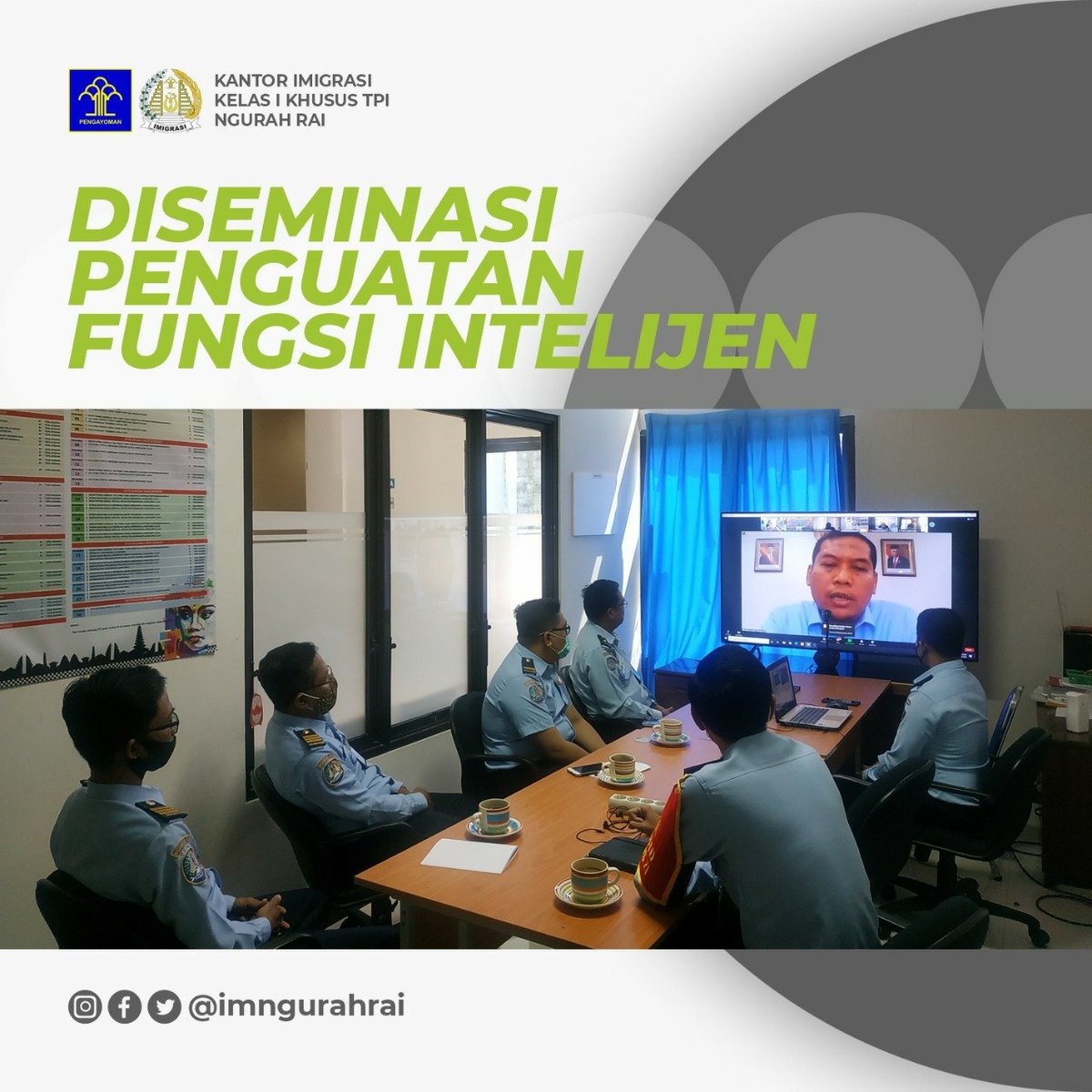 imngurahrai's tweet photo. Oiya buat Sobat Mido tetap jaga kesehatan, mencuci tangan, memakai masker, dan menjaga jarak. Sempetin olahraga juga ya.
#penguatan #fungsi #intelijen #keimigrasian #imigrasi #NgurahRai #bali #laporanharian #inteldakim #arfr https://t.co/cy3b88YQES