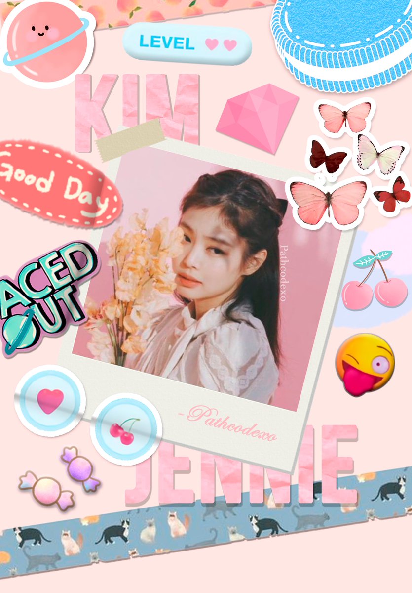 pathcodexo_x's tweet photo. #Jennie de #BLACKPINK  en color rosa y llena de stickers es todo lo que ustedes no sabían que necesitaban, pero yo les traje. https://t.co/TeWfUkTsUq