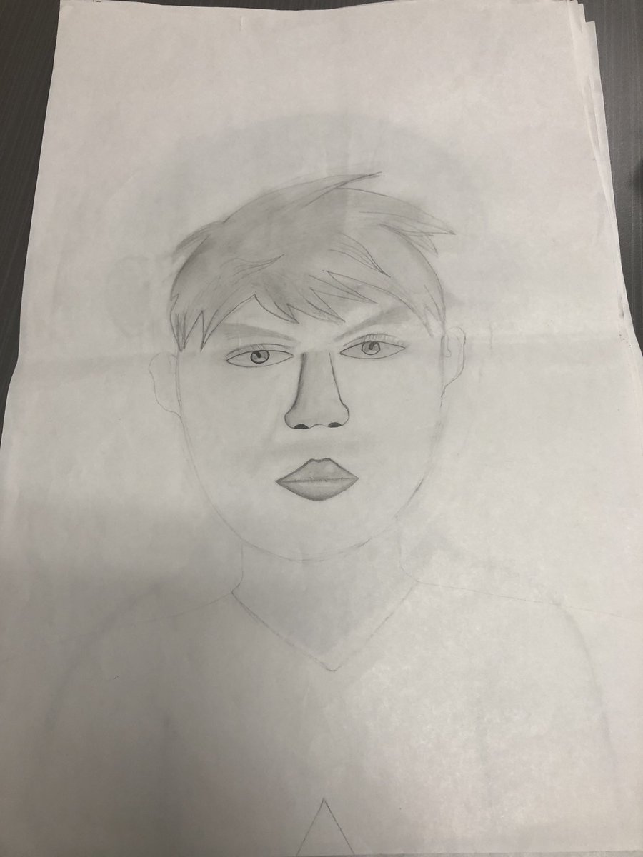 MrsTRomeo's tweet photo. Some more self-portraits using  the Element of Design of Value. @PFS_YCDSB https://t.co/znO2dlDghR