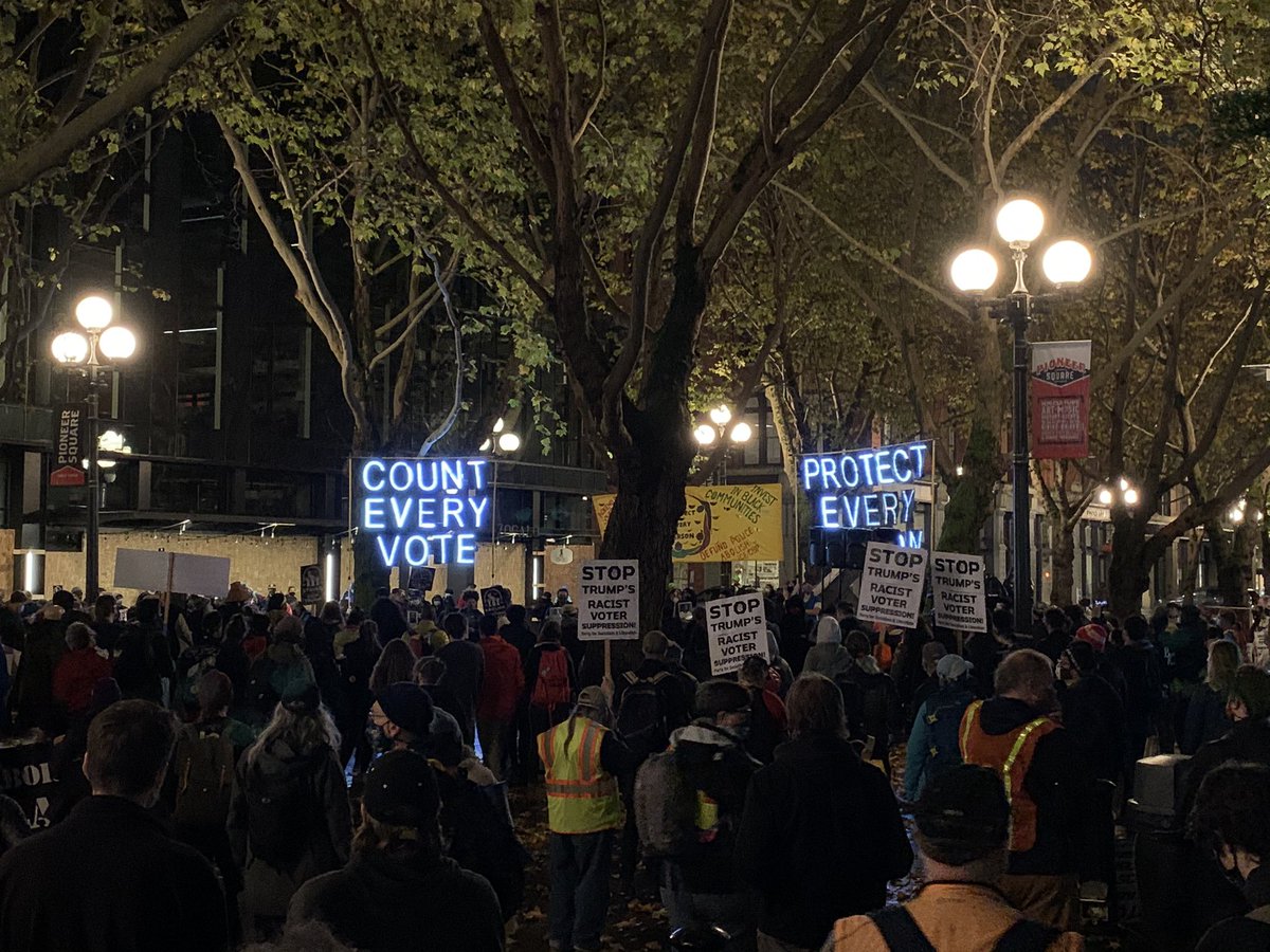 Count every vote Seattle #seatte #CountEveryVote