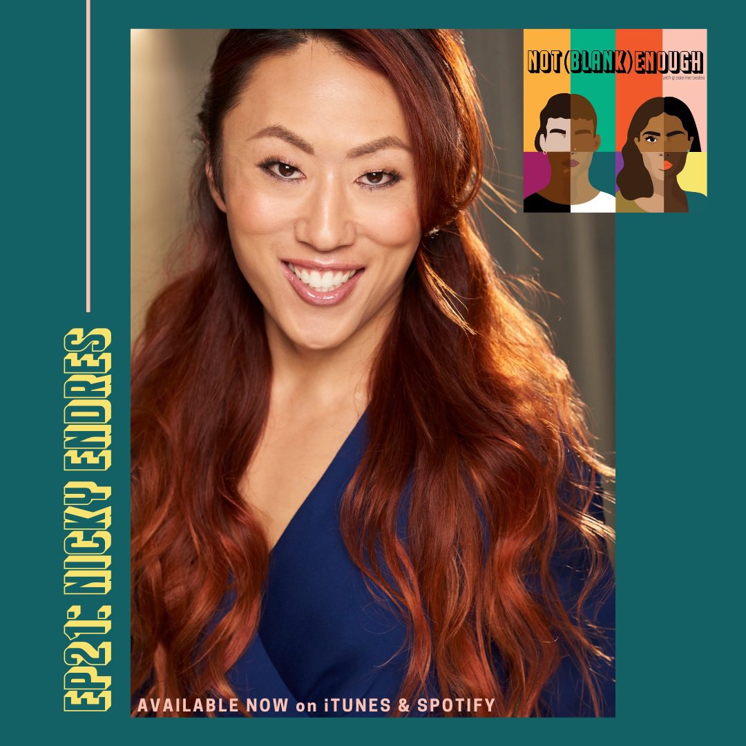 notblankenough's tweet photo. EP21 Nicky Endres: Not Conventional Enough - An adopted Asian child in a white family and combating her anxiety and depression are just some of the topics the non-binary transfeminine genderqueer actor &amp; comic, @MxNickyE discusses with @GrasieMercedes https://t.co/1Ujvq6Clj6 https://t.co/8eK08IHJoB