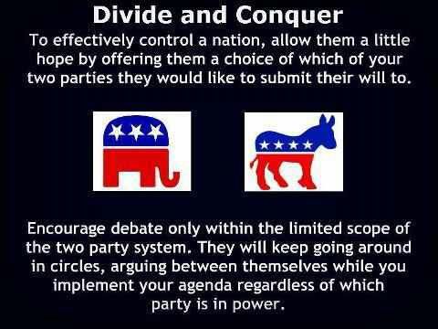 You need to stop falling for all of this.Trump, Biden, Obama, Bush, Clintons = ALL on the same team. You really think they would let YOU decide the best candidates and who runs this country or anywhere else?Stop letting this system divide you. The two party system is a fraud.
