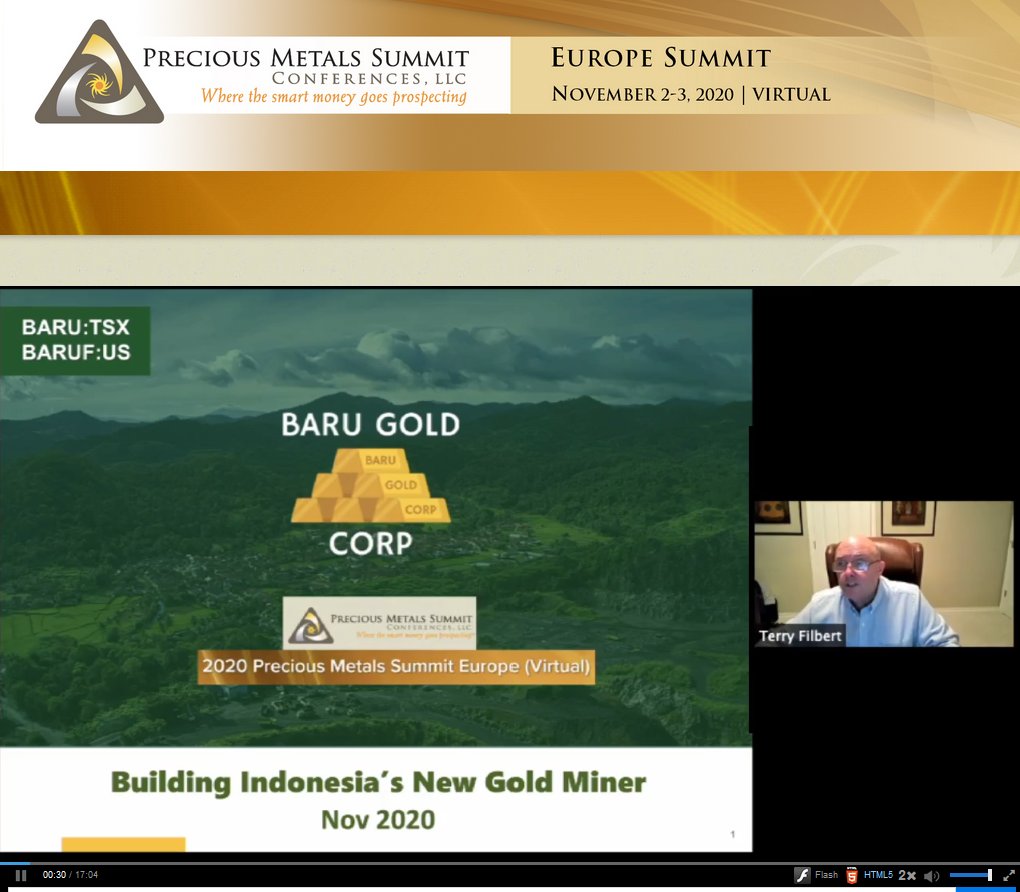 CapitalJemini's tweet photo. Baru Gold Corp😃 FREE🎥 replay fr #PMSC2020 - https://t.co/nzpeln5Hd8 #virtualconference @baru_gold $BARU.V $BARUF #exploration to #prodn #gold #silver #investment #stockstobuy @andrew_neal7 @stokdog @slimdogmike @equitydotguru @hbs_gregnolan https://t.co/OvCG31cIyw