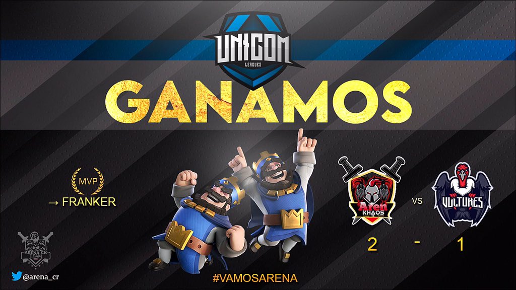 arena_cr's tweet photo. Victoria🎉
Felicitar al Team por la gran victoria hoy en la @UNICOM_Leagues ante un gran rival!!
Especial mención a :
@Franker_CR  🏅🏅🏅 por su barrida 🔥 y @MaestreJose1 🏅🏅 por el cierre OP☄️. #vamosArenkhaoscr https://t.co/9Uxk67HEHu