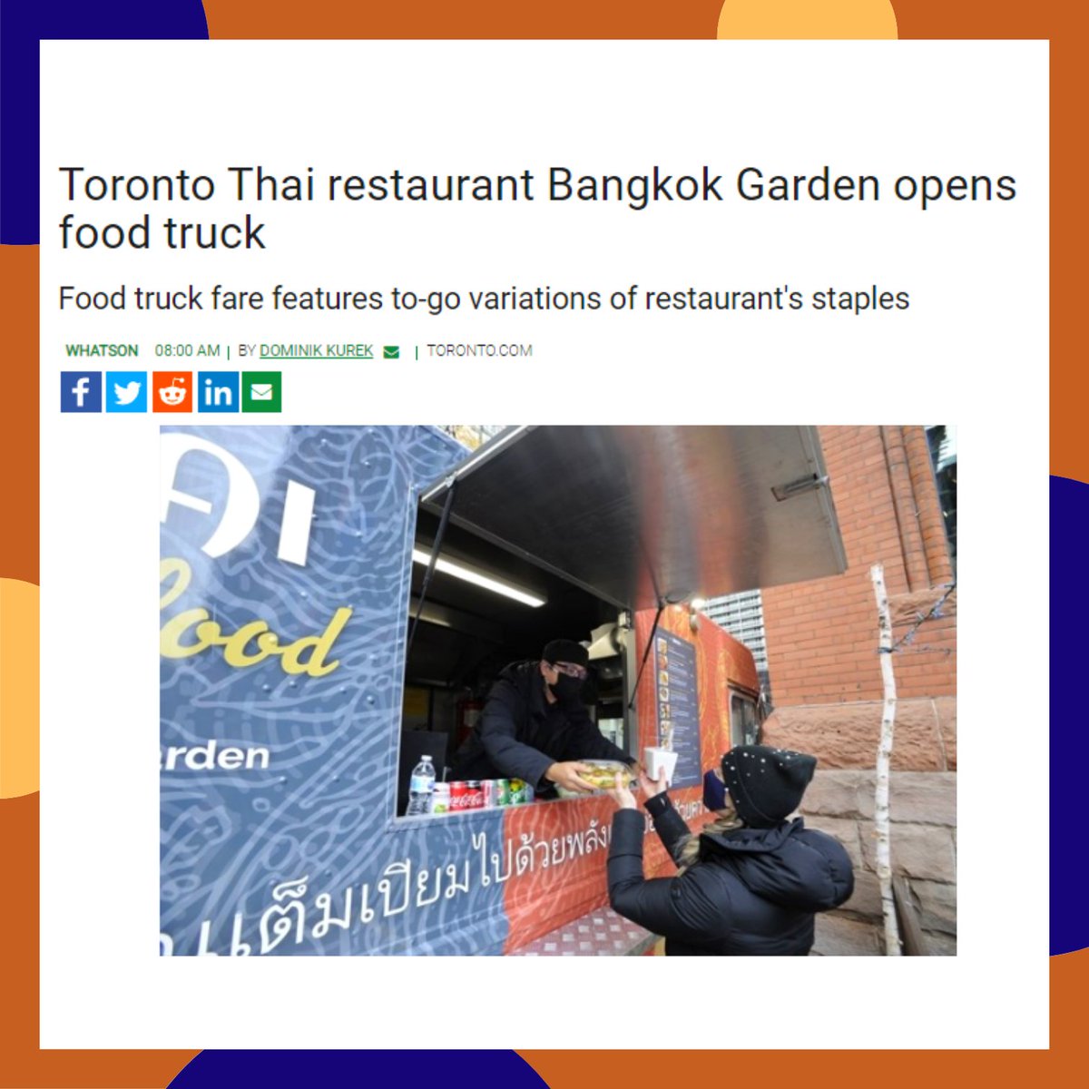 Read all about our NEW food truck in the latest <a href="/torontodotcom/">toronto.com</a> article by Dominik Kurek! Find out what motivated us to get this new set of wheels, and get to know our very own Chef William: bit.ly/32dGXJH