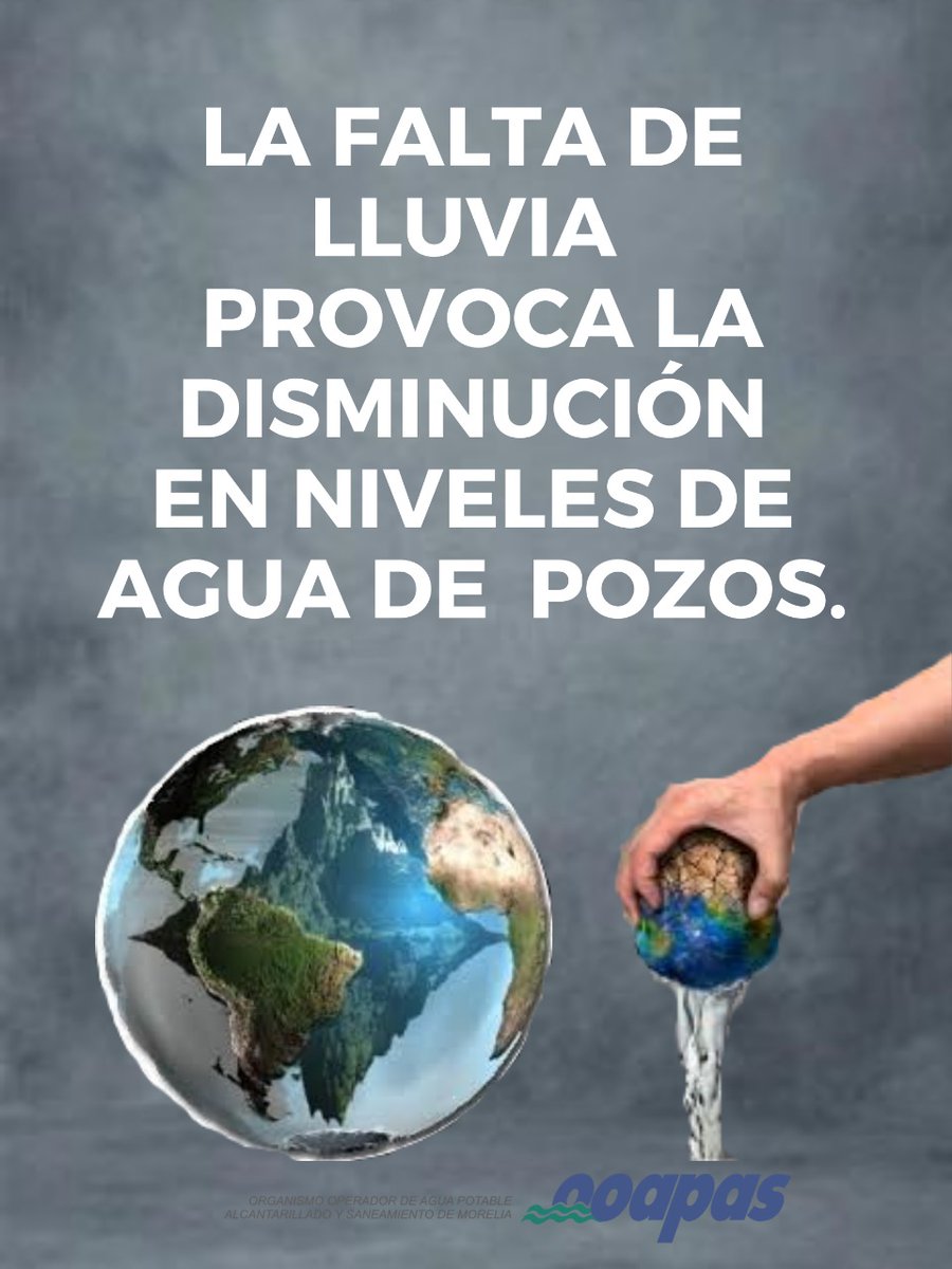 ooapasmorelia's tweet photo. Cada vez llueve con menor frecuencia en nuestra ciudad, por eso es importante adoptar hábitos de ahorro y de agua en nuestras casas; de esta manera contribuimos al cuidado de este valioso recurso.
#CuidaElAgua #JuntosTransformandoMorelia #QuédateEnCasa #Acuatips https://t.co/P3Jv5lD4Db