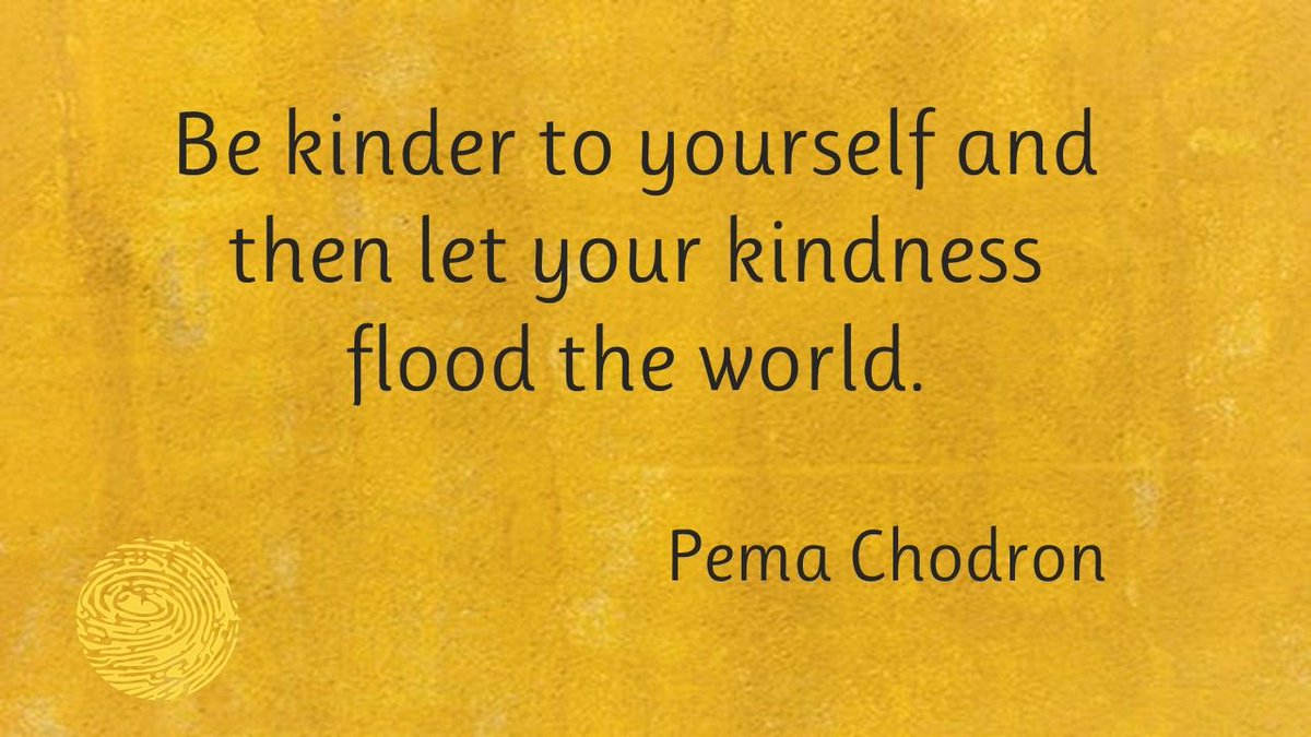JanetNestor's tweet photo. Be kinder to yourself and then let your kindness flood the world. ~ Pema Chodron 
#IAMChoosingLove #LUTL #LoveMatters #KindnessMatters #RadicalSelfCare #MindfulLiving #Mindfulness #IDWP #Peace #Coexit #ThriveTOGETHER https://t.co/3k1Ji0exii