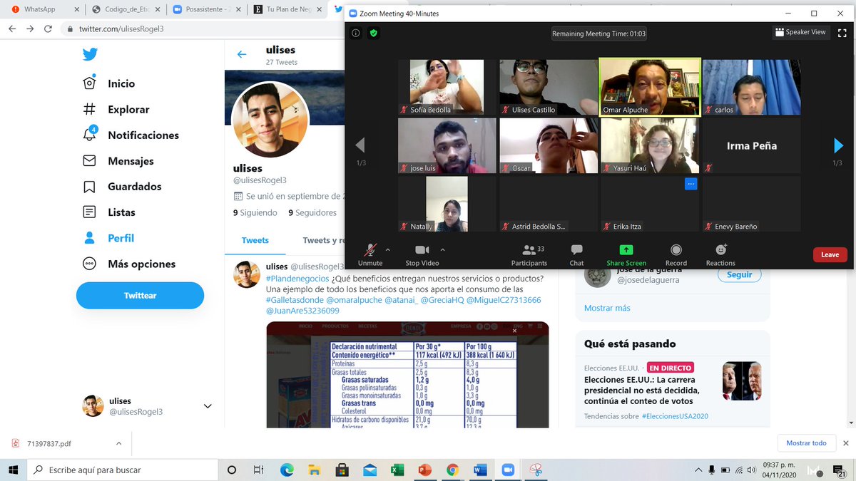 #AdministracionEstrategica Una clase mas concluida #Hoysivineaclases <a href="/omaralpuche/">omar alpuche leal</a> <a href="/GreciaHQ/">Fernanda Hidalgo</a> <a href="/atanai_/">Atanaí Chan</a> <a href="/CastilloHailer/">Jonathan Castillo</a> <a href="/AlexPereraG/">Alejandro Perera</a> <a href="/JuanAre53236099/">Juan Arenas</a> <a href="/MiguelC27313666/">Miguel Carpio</a>