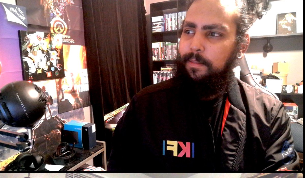 AntonSixxx's tweet photo. Wearing my @KindaFunnyVids bomber jacket for tonight's episode of the #CheesyControllerPodcast https://t.co/0l0xcNiE4B