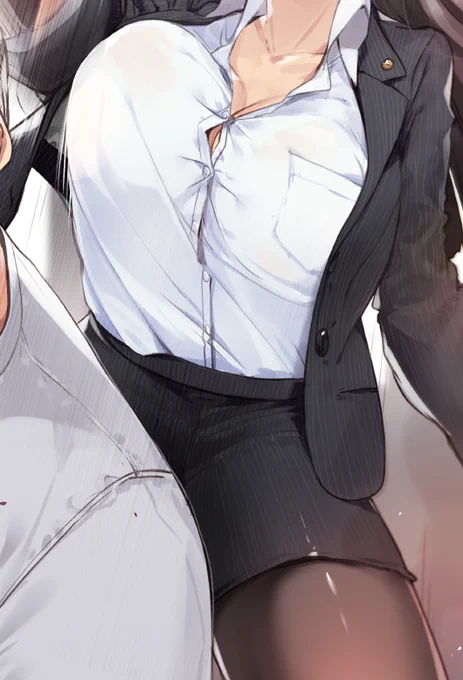 「友人の弁護士A(男)を女体化させたうえで、友人Bを六法全書で殴ってる絵が欲しいです、Aへの誕生日プレゼントにします」という依頼で書かせていただいた絵です(困惑) 