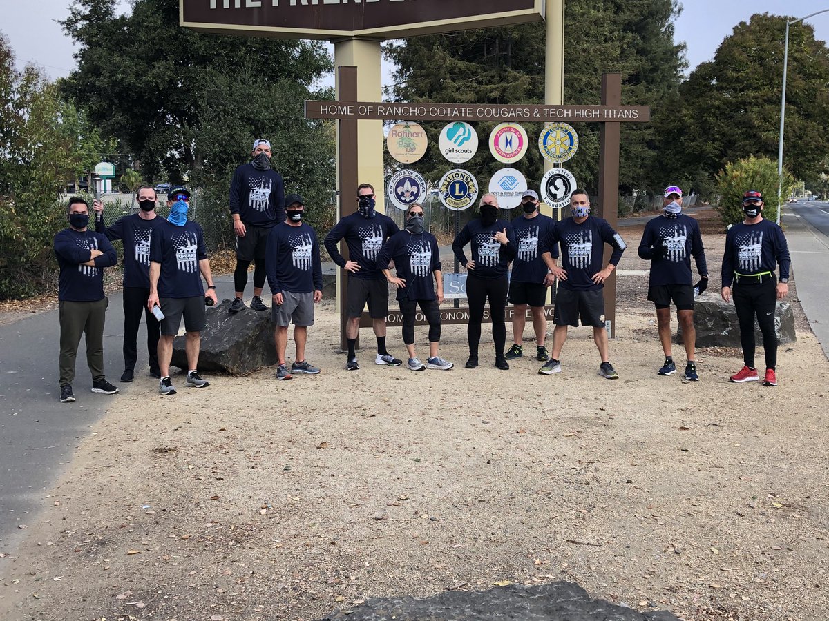 CHPSantaRosa's tweet photo. Today, we took part in the Law Enforcement Torch Run for Special Olympics. We were Guardians of the Flame on our 8 mile run from from Rohnert Park to Petaluma. This event is a great fundraiser for a great cause and we were proud to participate! #running #torchrun #specialolympics https://t.co/I7cpuh8Hxy
