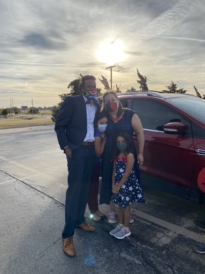 carriejacobs's tweet photo. Want to know something going right in 2020?

After twenty years as a resident, @Leigh_Afrika is now an American citizen. https://t.co/538N5hmGDp