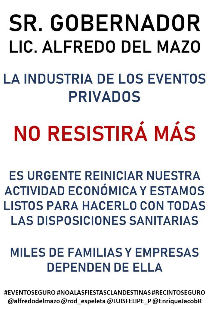 CdSatelite's tweet photo. Atención Lic @alfredodelmazo

La @AsocPara pide su apoyo, miles de familias dependen de nuestra industria. https://t.co/puLQJxmL2J